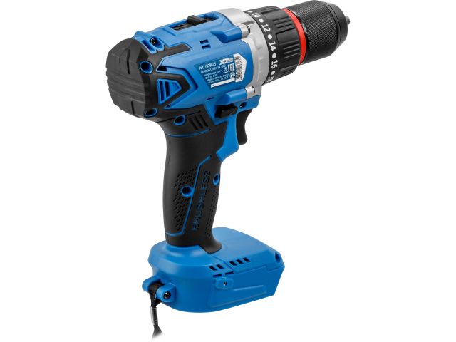 Аккум. дрель-шуруповерт BULL SR 1802 Xcase, XLTpro, БЕСЩЕТ., 18 В, 80 Н*м, 2*4 А*ч, БЗП 13 мм (шурупы до 10 мм)