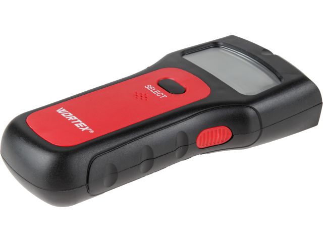 Детектор проводки WORTEX MD 5009 в кор., проводка 50 мм, металл 38 мм, 9 В крона (ЖК-дисплей, автокалибровка, электропроводка 50 мм, металл 