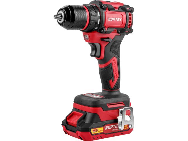 Аккум. дрель-шуруповерт WORTEX BD 2025-1 DLi в чем. ALL1 XLT БЕСЩЕТ, 18 В, 50 Н*м, 2х2 А*ч, БЗП 13 м (шурупы до 9 мм, защита от перегрузки и