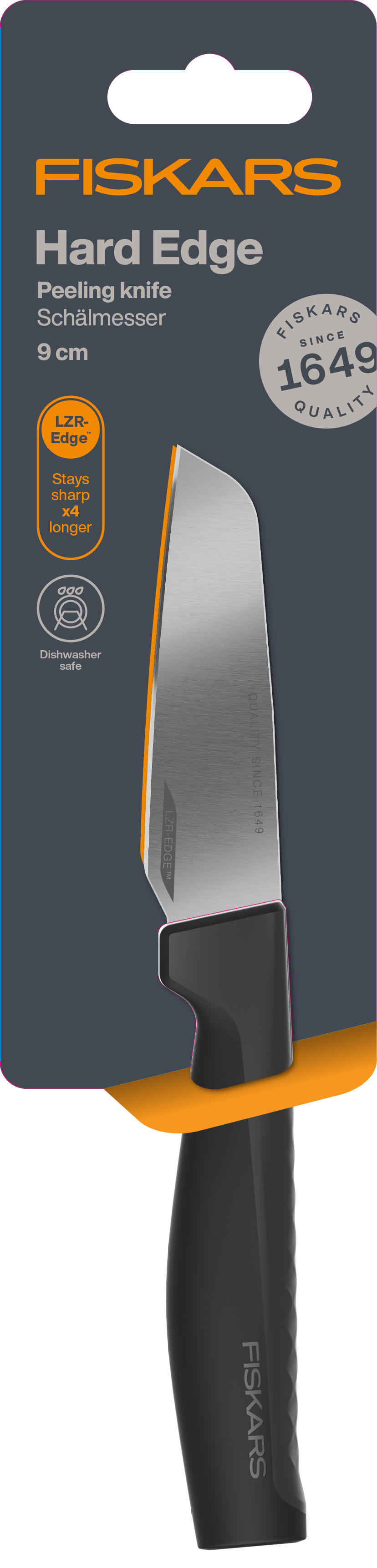 Нож для овощей 9 см Hard Edge Fiskars
