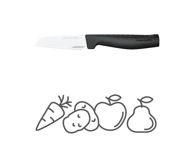Нож для овощей 9 см Hard Edge Fiskars