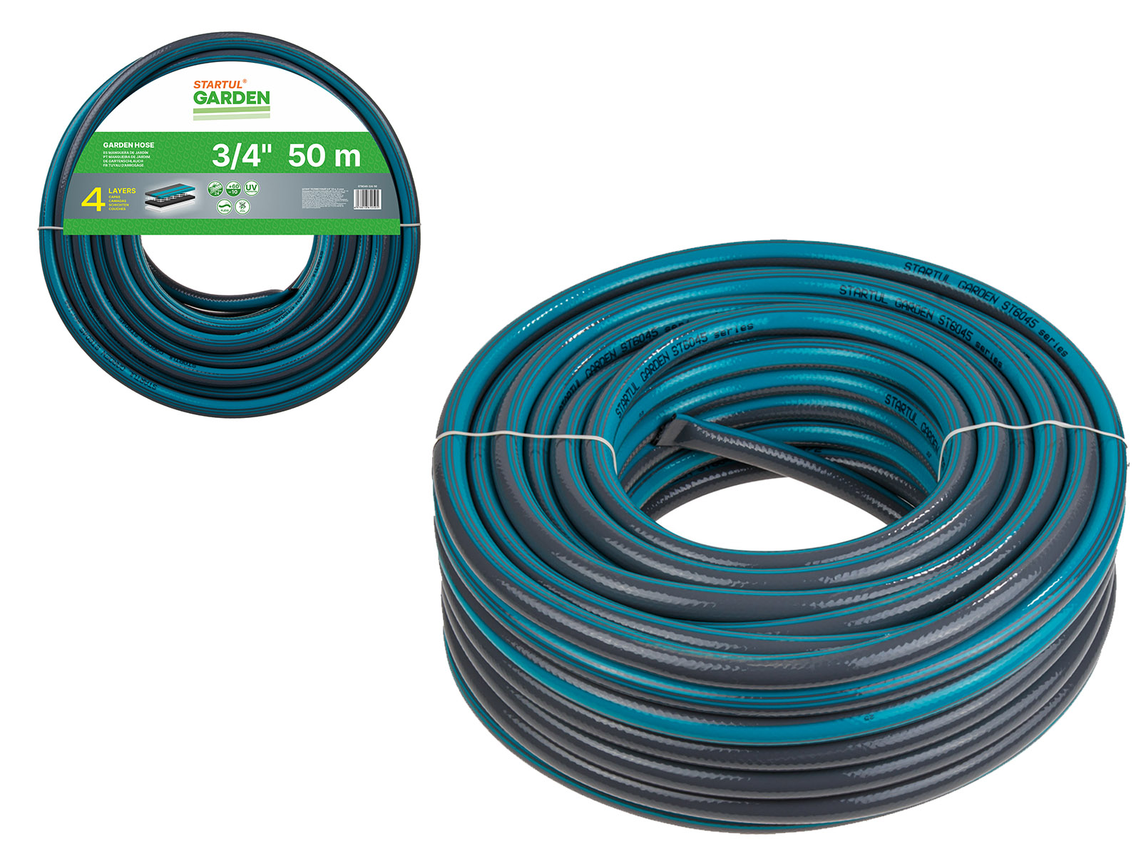 Шланг поливочный 3/4″ 50м STARTUL GARDEN (ST6045-3/4-50)