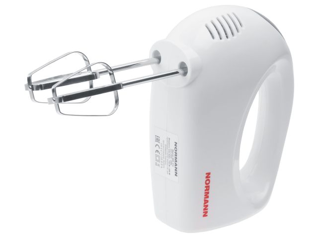Миксер AMX-475 NORMANN (Ручной; 200 Вт; 5 скоростей; насадки)