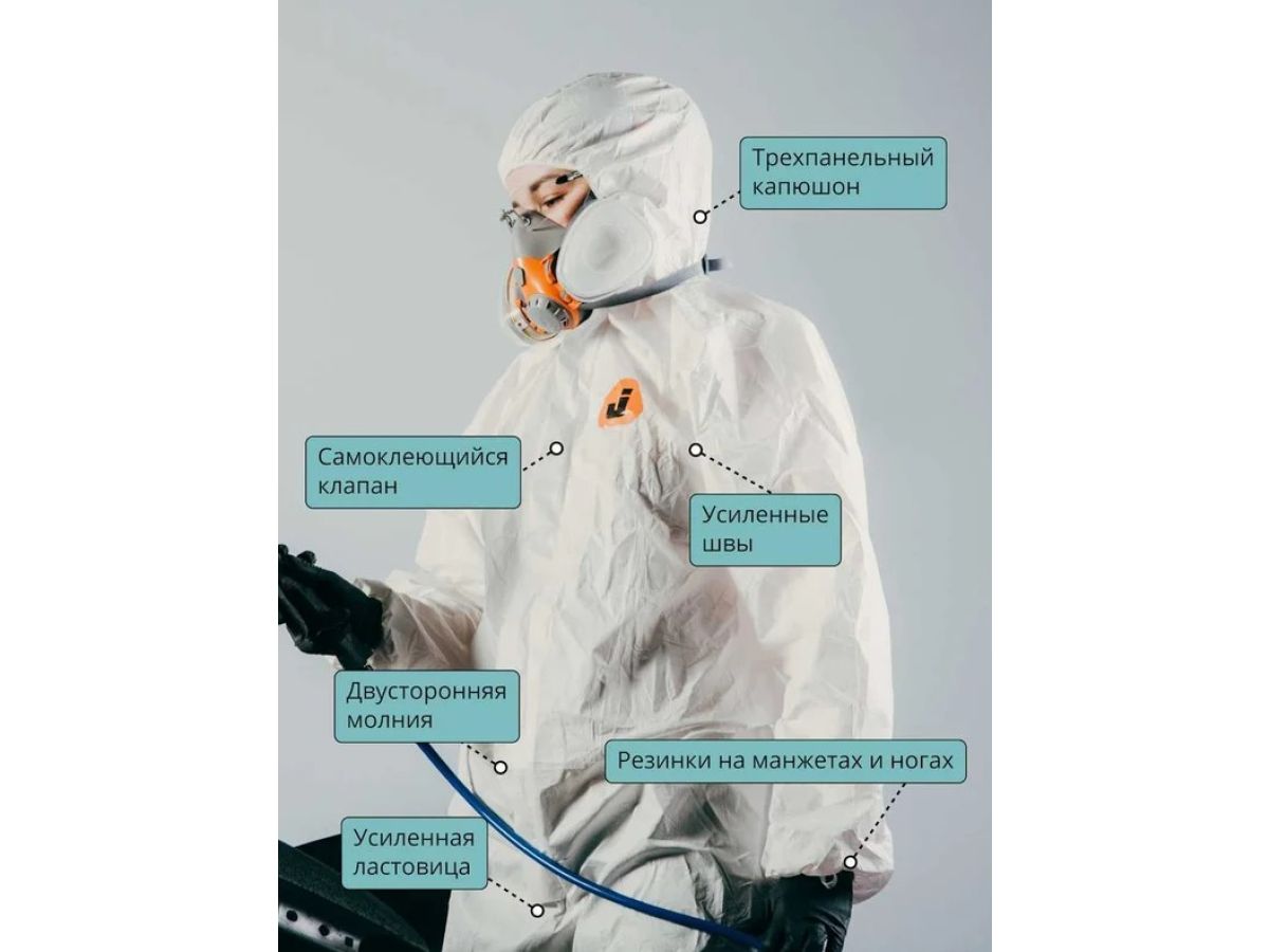 Защитный комбинезон JPC-50 (р-р L) (розн. уп.) Jeta Safety