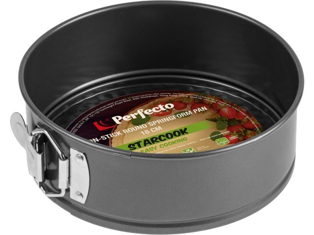 Форма для выпечки, круглая, разъемная, 18 см., антипригарное покрытие, STARCOOK, PERFECTO LINEA