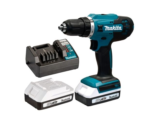 Аккум. шуруповерт MAKITA 18.0 В, G-series DF488D004 в кейсе (18.0 В, G-series 2 акк., 2.0 А/ч Li-Ion, 2 скор., 42 Нм, шурупы до 13 мм, з/у)
