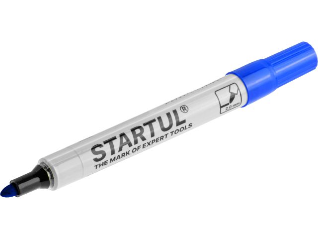 Маркер промышл. перманентный фетровый синий STARTUL PROFI (ST4340-02) (толщ. линии 2,0 мм)
