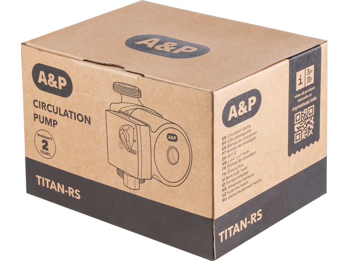 Насос циркуляционный Titan-RS32-60-180, A&P