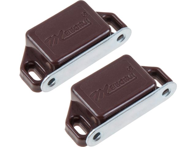 Защелка магнитная 55мм коричневая (2 шт в пакете) STARFIX