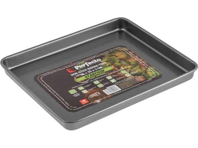 Форма для выпечки, прямоугольная, 30х25х3 см, антипригарное покрытие, STARCOOK, PERFECTO LINEA