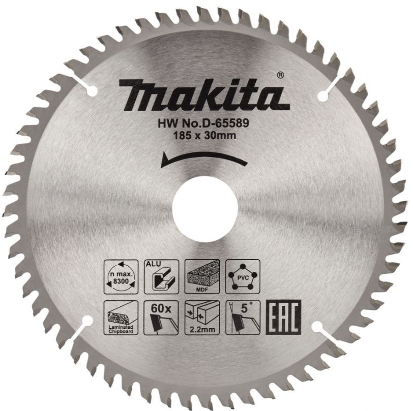 Диск пильный 185х30 мм 60 зуб. универсальный MAKITA