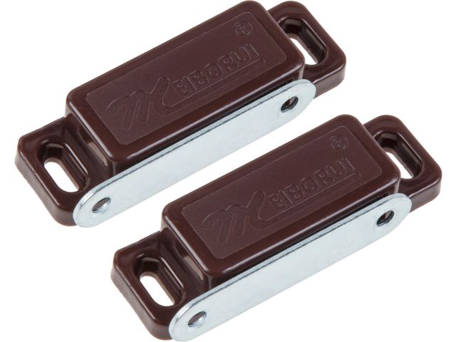 Защелка магнитная 74мм коричневая (2 шт в пакете) STARFIX
