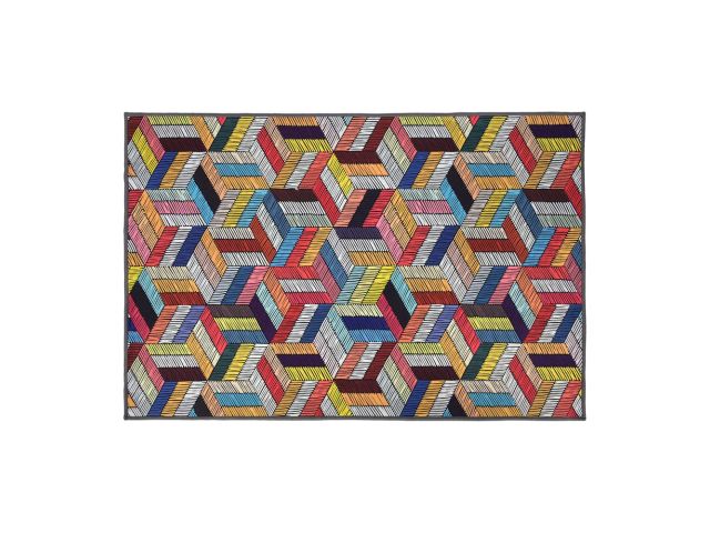 Коврик влаговпитывающий  "Velur"  60*90 см "Мультицвет 3D", "VORTEX"