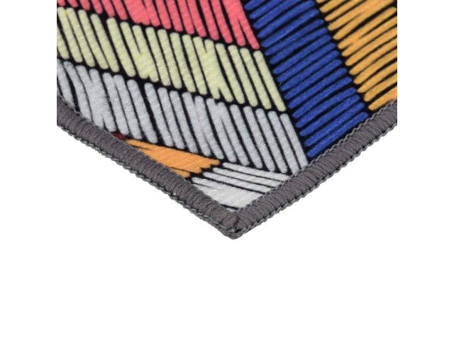 Коврик влаговпитывающий  "Velur"  60*90 см "Мультицвет 3D", "VORTEX"