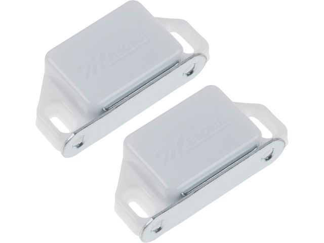 Защелка магнитная 55мм белая (2 шт в пакете) STARFIX