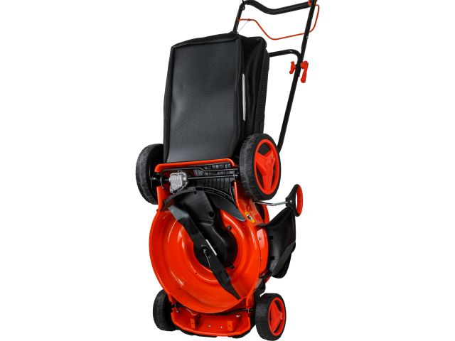 Газонокосилка бензиновая STARTUL GARDEN 46 SM самоходная (5.0 л.с., шир. 46 см, самоходная, мульчир., стальн. корпус, травосборник 60 л)