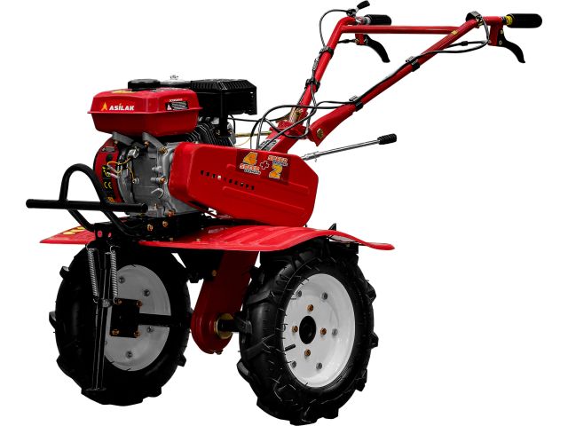 Культиватор бензиновый ASILAK SL-85BL (арт. AS2312-1) колёса 4.00-10 (7,5 л.с., шир. 95 см, без ВОМ, передач 4+2, пониженная передача, колес