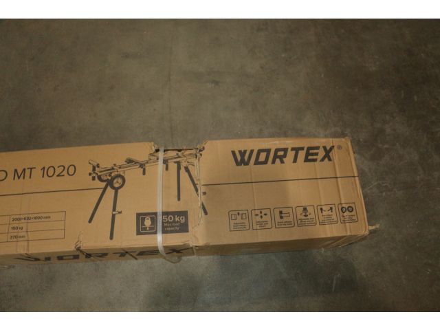 Стол для торцовочной пилы WORTEX MT 1020 уцененный (0178576776) (200х63.2х100 см, макс.нагрузка 150 кг, макс. ширина посадки 37 см)
