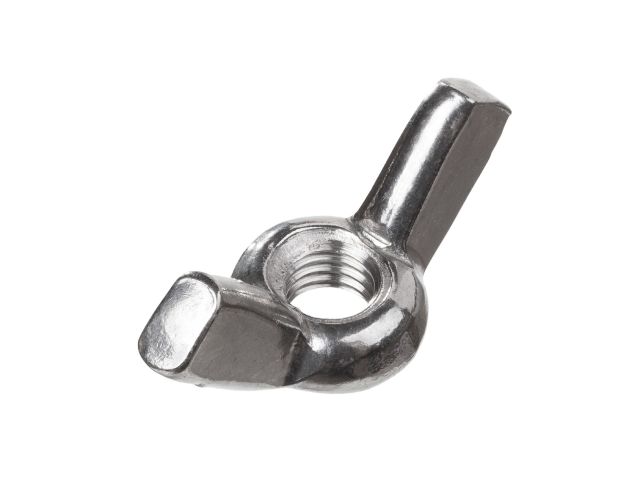 Гайка барашковая М10, нерж. сталь (А2) DIN 315 (100 шт в карт. уп.)