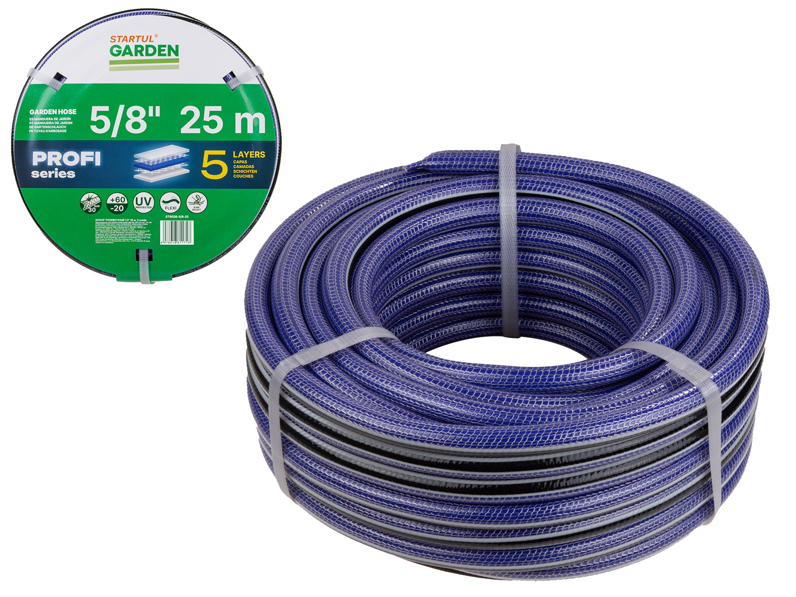 Шланг поливочный 5/8″ 25м STARTUL GARDEN PROFI (ST6038-5/8-25)