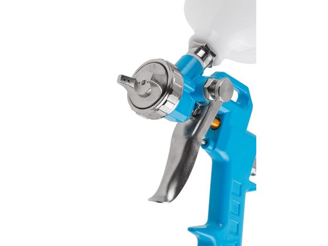 Краскораспылитель DGM Air Gun 100 (HP, сопла ф 1.5, 1.8, 2.5 мм, верх. бак 600 мл)
