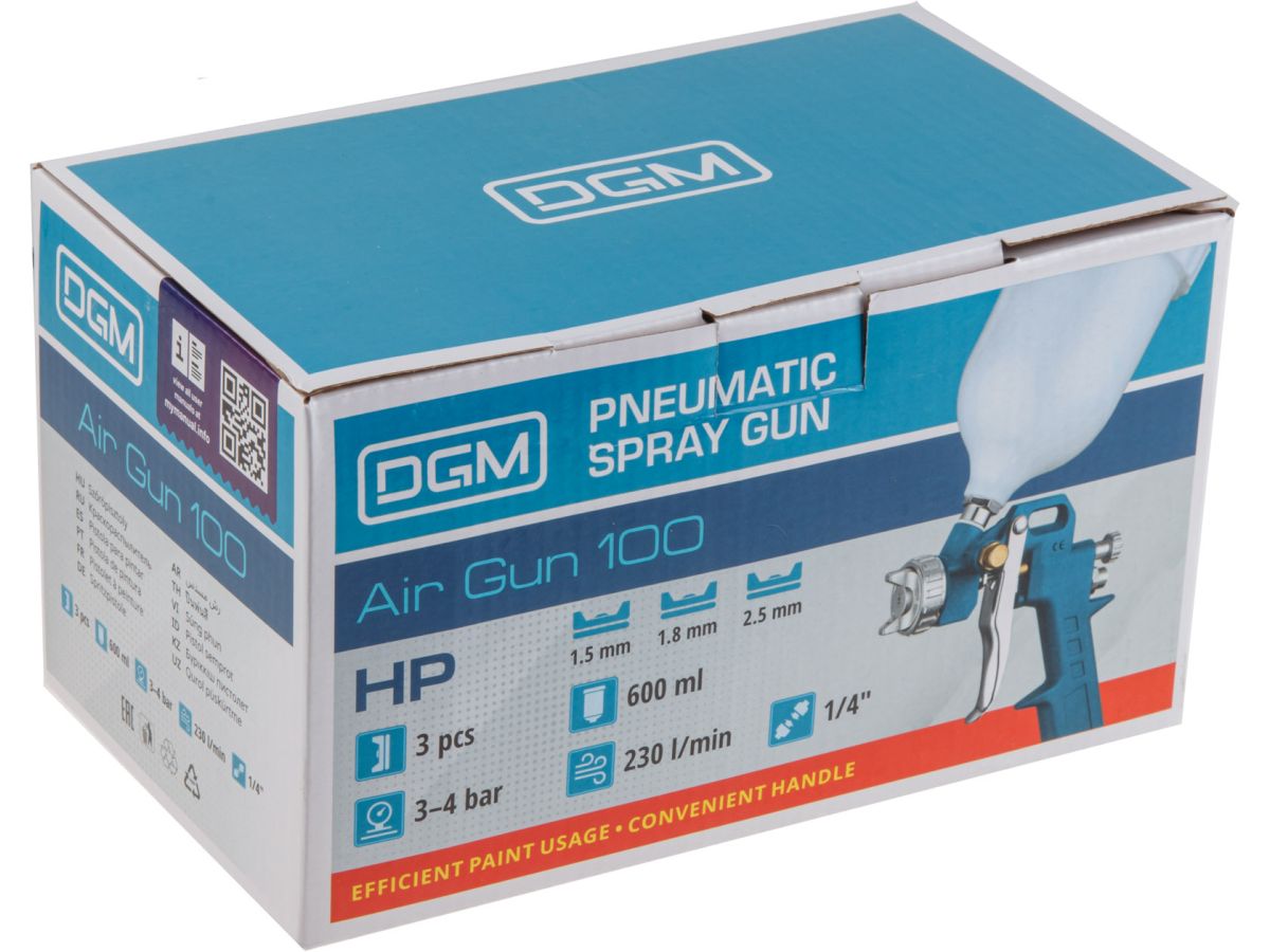 Краскораспылитель DGM Air Gun 100