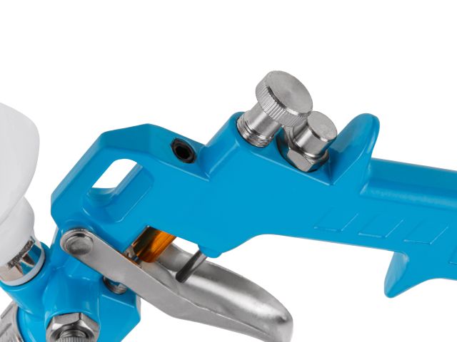 Краскораспылитель DGM Air Gun 100 (HP, сопла ф 1.5, 1.8, 2.5 мм, верх. бак 600 мл)