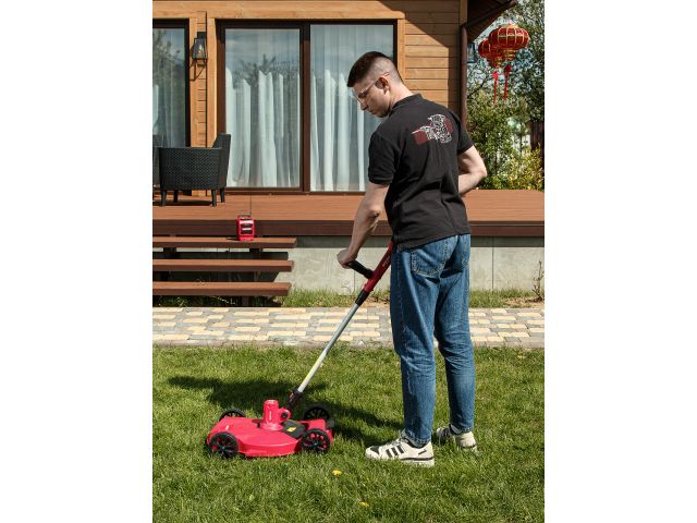 Триммер аккум. WORTEX TB 2818 ALL1 XLT SET 18В, шир.скаш.300 мм, авт.подача лески, леска 1.6 мм (2 Ач акб и зу, с тележкой, поворотная голов