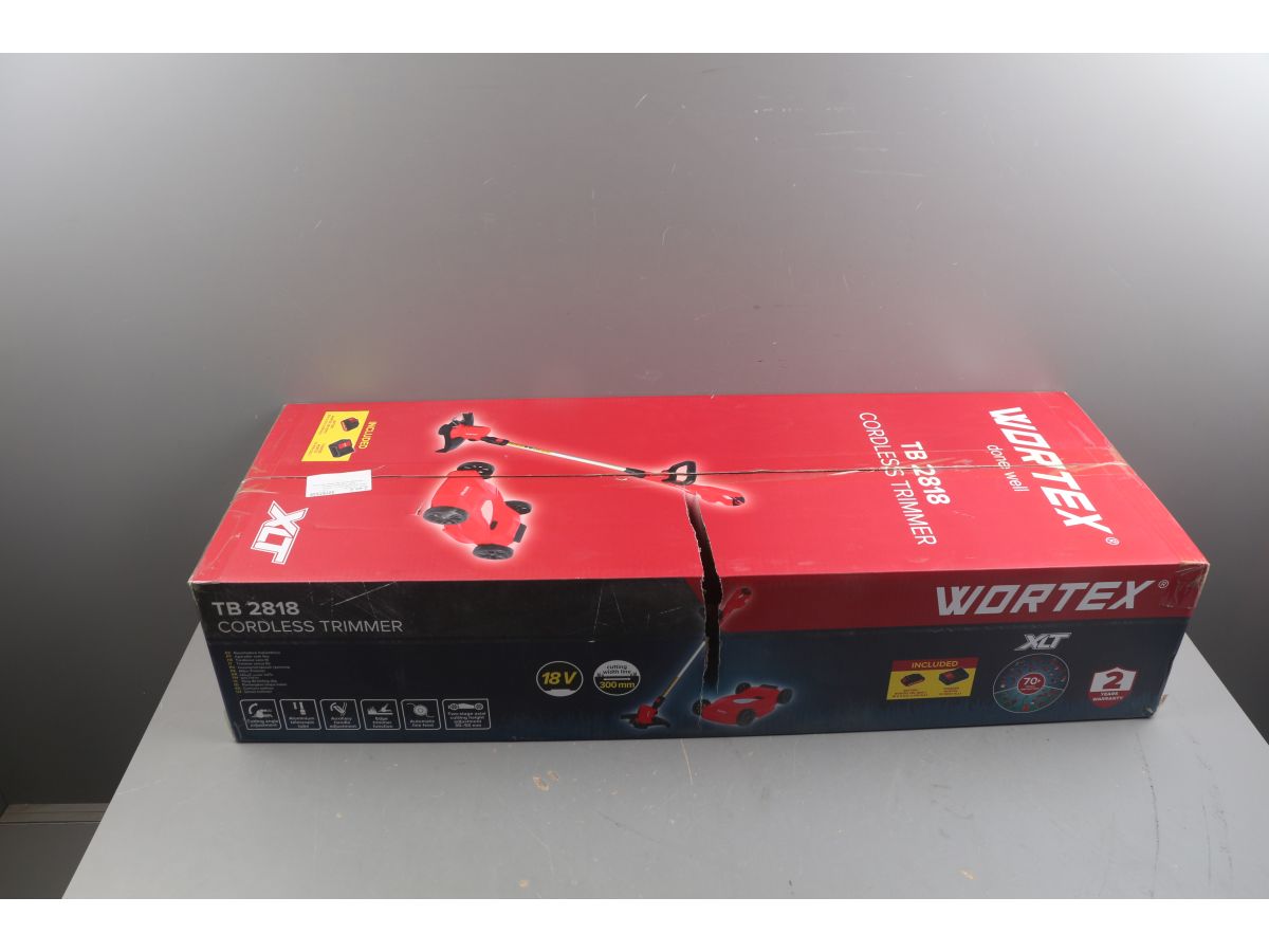 б/у Триммер аккум. WORTEX TB 2818 ALL1 XLT SOLO 18В, шир.скаш.300 мм, авт.подача лески, леска 1.6