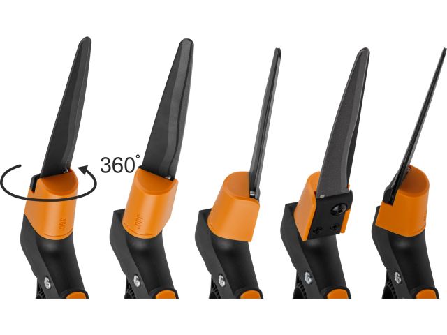 Ножницы для травы поворотные STARTUL METSA (ST6496-02) (поворот на 360 градусов, волнообразные лезвия)