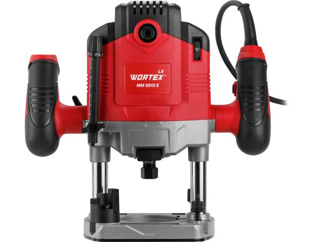 Фрезер вертикальный WORTEX LX MM 5513 E в кор. + аксессуары 1300 Вт, цанга 8 мм, 12000-30000 об/мин (Рабочий ход фрезы: 55 мм;)
