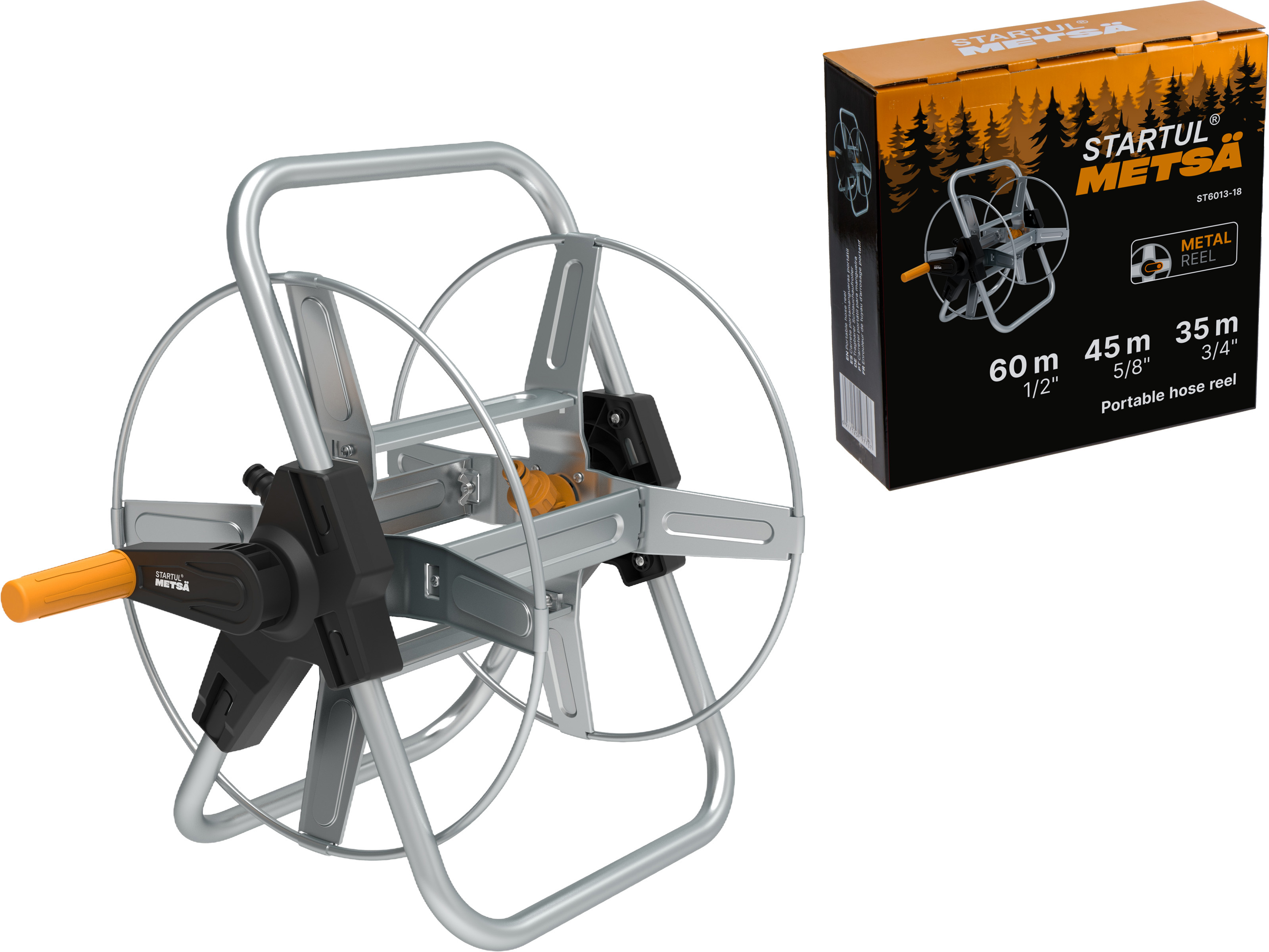 Катушка для шланга 1/2″/60м STARTUL METSA (ST6013-18)