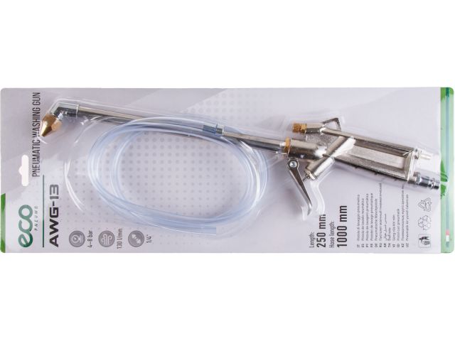 Пистолет моечный пневматический ECO AWG-13 (130 л/мин; шланг для моющ. ср. 1 м; 4-8 бар)