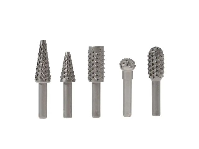 Набор борфрез (шарошек) по дереву, 5 шт KRANZ