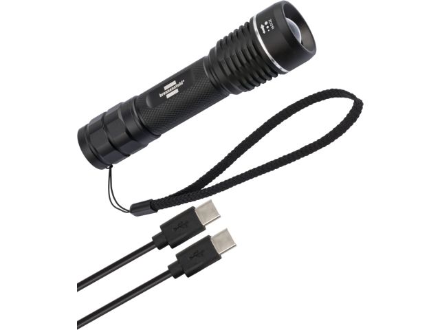 Фонарь светодиодный аккумуляторный 600Лм IP67 LuxPremium TL 601 AF Brennenstuhl (время работы 26 часов, кабель USB-C в комплекте)