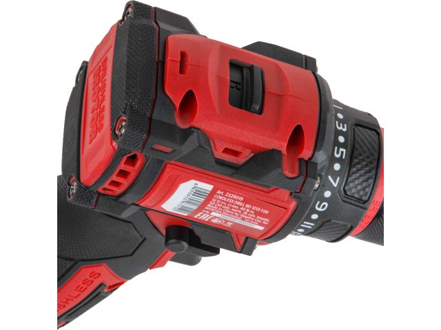 Аккум. дрель-шуруповерт WORTEX BD 1213-1 Dli в чем. 12 В, 40 Н*м, 2х2 А*ч, БЗП 10 мм (БЕСЩЁТ.ДВИГ., подсветка рабочей зоны, метал. патрон)