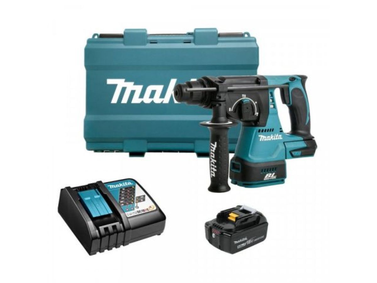 Аккум. перфоратор MAKITA LXT DHR 242 RT в кейсе
