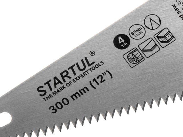 Ножовка по дер. 300мм 4 TPI STARTUL STANDART (ST4030-30) (Крупный зуб)