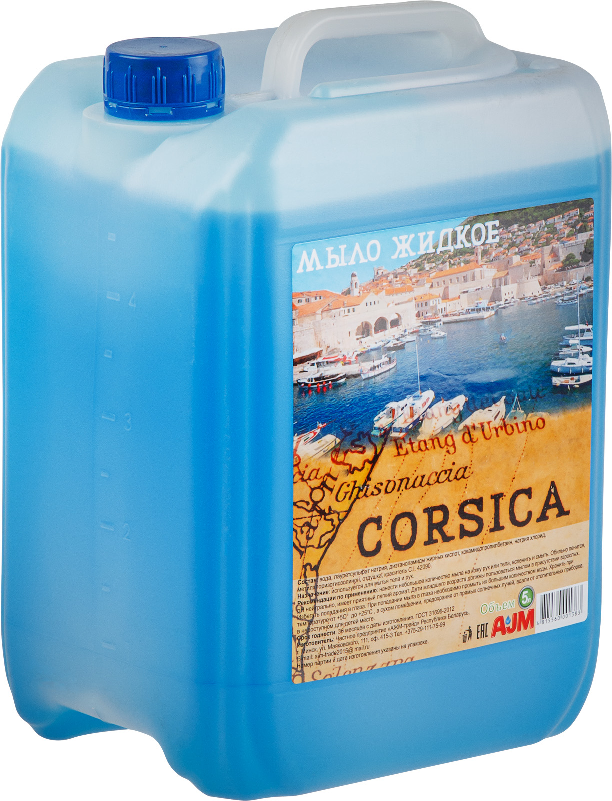 Мыло жидкое для рук «CORSICA» 5 л AJM