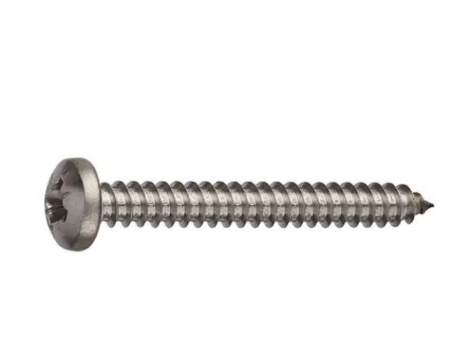 Саморез 3.9х19 мм полусф. головка, острый, нерж.сталь (А2), DIN 7981 (50 шт в зип-локе) STARFIX
