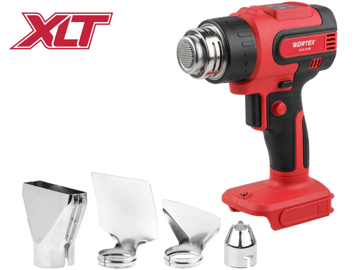 Аккум. термовоздуходувка WORTEX CHG 5518 в кор. ALL1 XLT SOLO 18 В, 1 скор., 300-550 °C