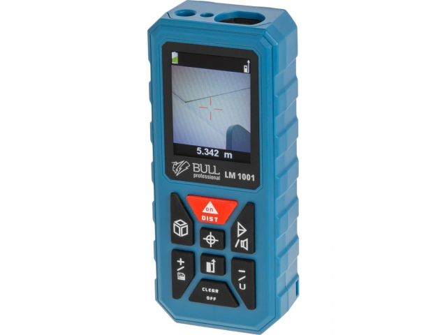 Дальномер лазерный BULL LM 1001 в кор. 2Х зум камера, 0,08 – 100 м, +- 1,5 мм