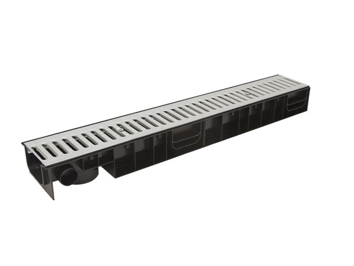 Лоток STANDART 100.95 h99 с решеткой стальной, Ecoteck, РБ