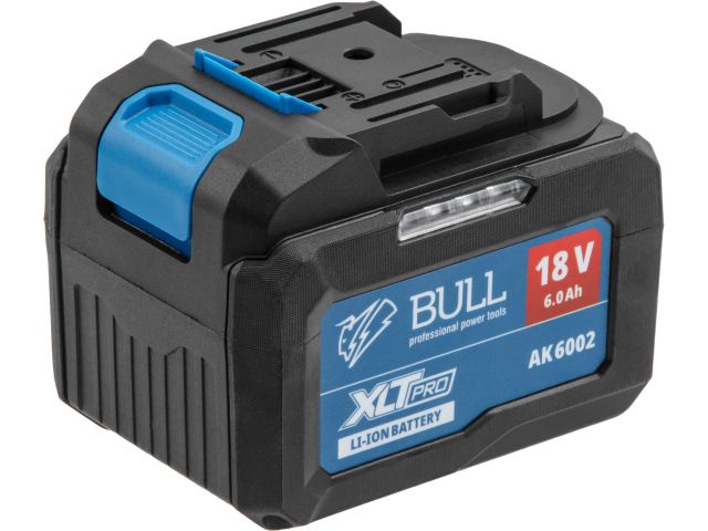 Аккумулятор BULL AK 6002 18.0 В, 6.0 А/ч, Li-Ion XLTpro (18 В, 6 А*ч, Li-ion)