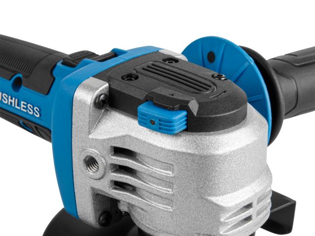 Аккум. углошлифмашина BULL CSG 1812-1 SR в кор. XLTpro  SOLO БЕСЩЕТ, 125 мм, рег. об., 10 000 об/мин (Безредукторный тип, плав пуск, конст. 