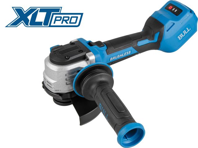 Аккум. углошлифмашина BULL CSG 1812-1 SR в кор. XLTpro  SOLO БЕСЩЕТ, 125 мм, рег. об., 10 000 об/мин (Безредукторный тип, плав пуск, конст. 