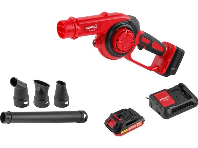 Аккум. воздуходувка WORTEX LX BB 1518-1 D ALL1 XLT SET 18В, 210 м.куб/ч, 129 км/ч