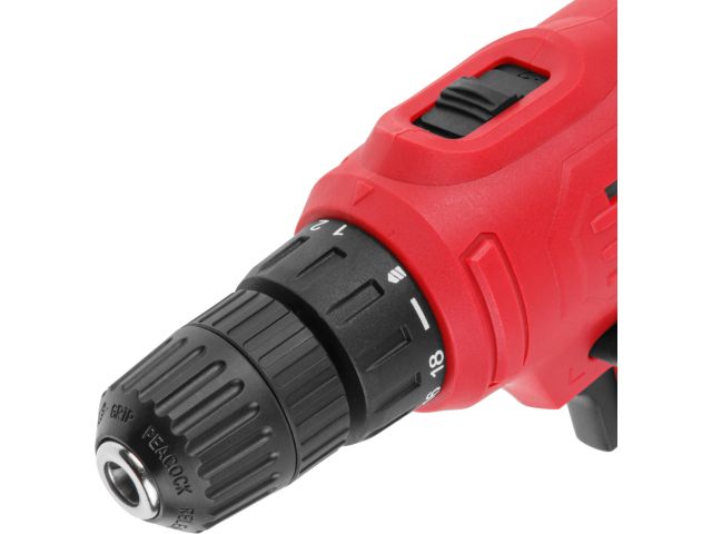 Дрель-шуруповерт WORTEX LX DR 1025 D в кор. 400 Вт, 30 Нм, 2 скор., БЗП 0.8-10 мм, 4 м шнур (400 Вт, 30 Нм, БЗП 0.8-10 мм, 4 м шнур)