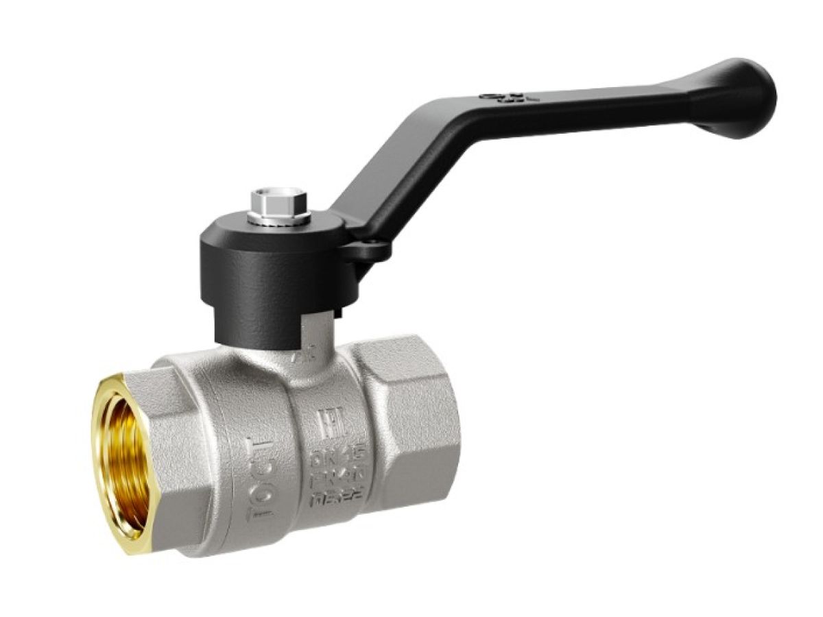 Кран шаровый 1 1/4" вн.-вн. ручка PN25, LD