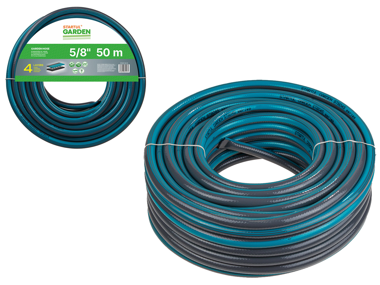 Шланг поливочный 5/8″ 50м STARTUL GARDEN (ST6045-5/8-50)